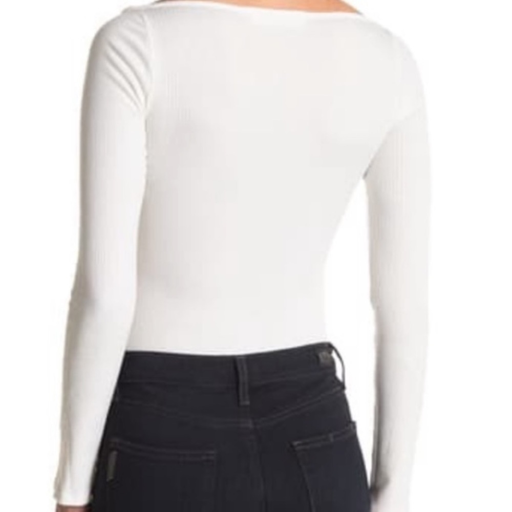 ASTR the label Square Neck Long Sleeve Body Suit - Picture 3 of 12
